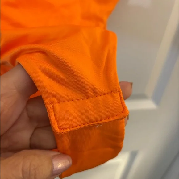 Amazon Orange Bodysuit Sz Small New - Picture 5 of 6